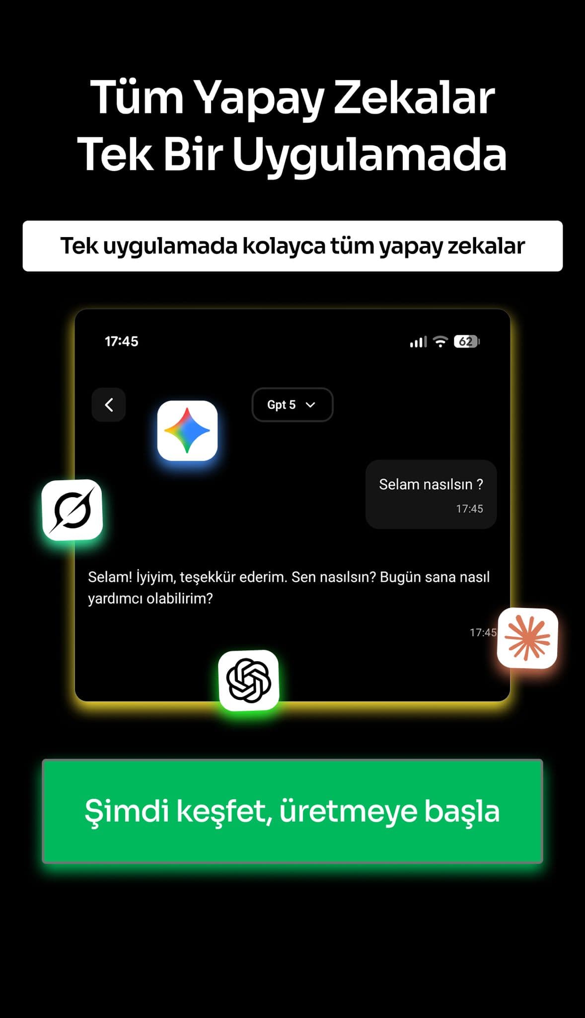 All AI Models in One Application